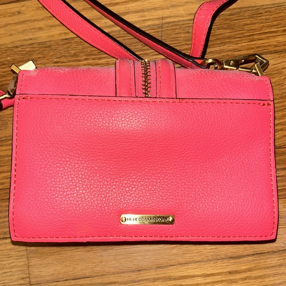 Rebecca Minkoff small pink and gold crossbody LIKE NEW - Picture 5 of 5
